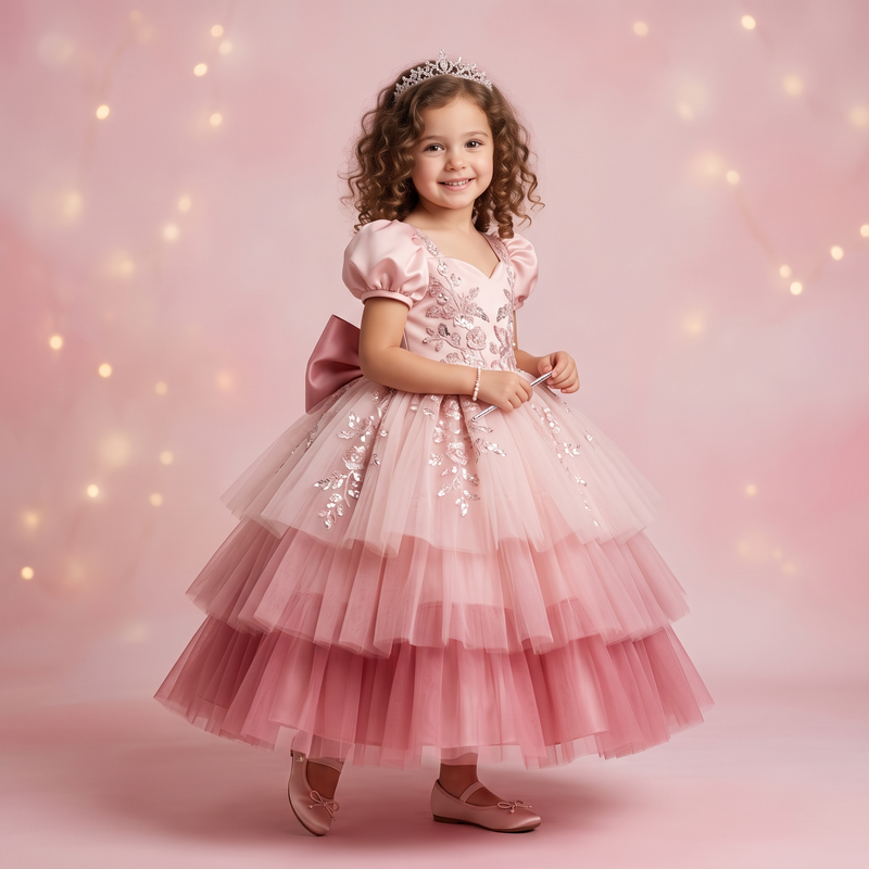 Pink Princess Party Frock